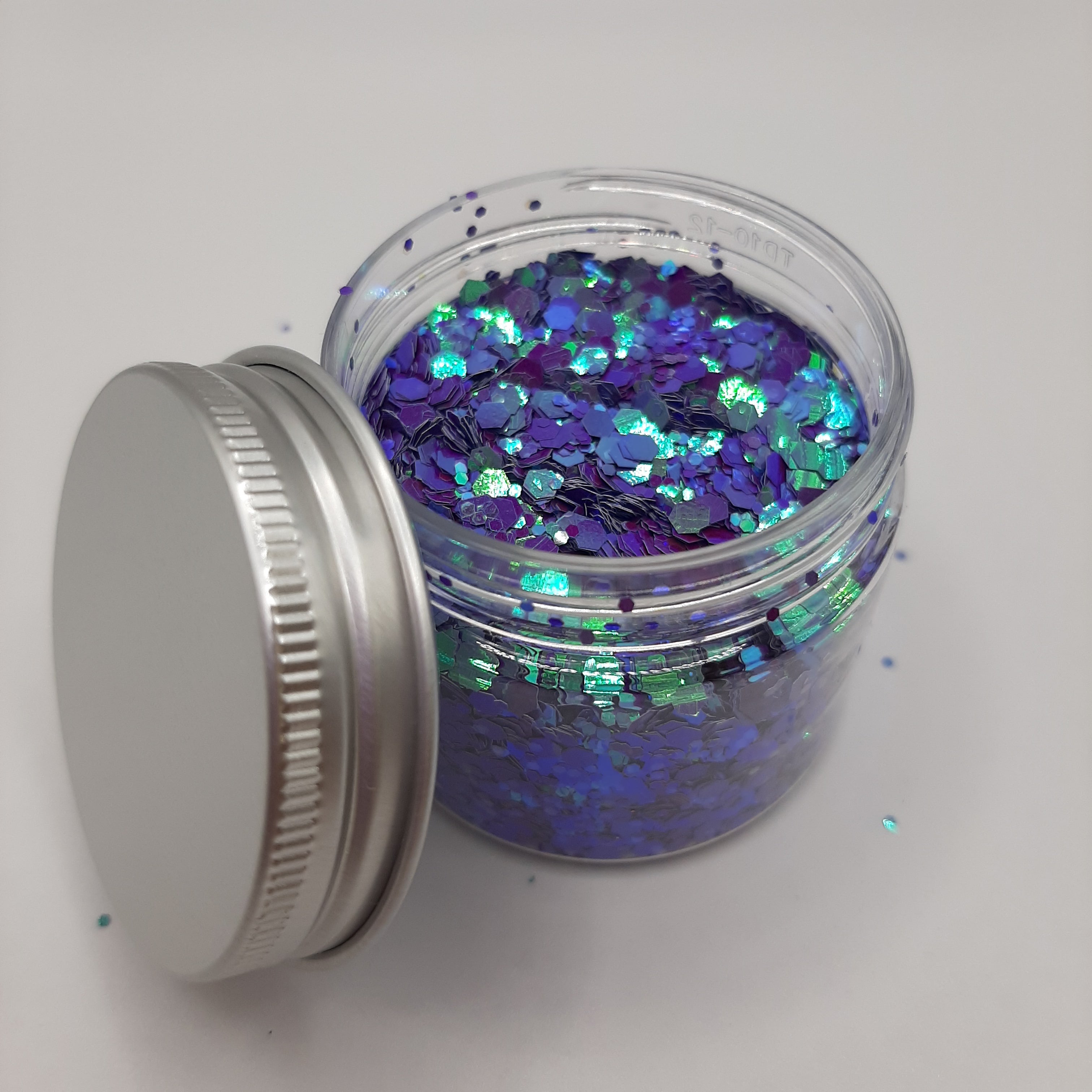 Glitzer Dose flach – Glitter Creations