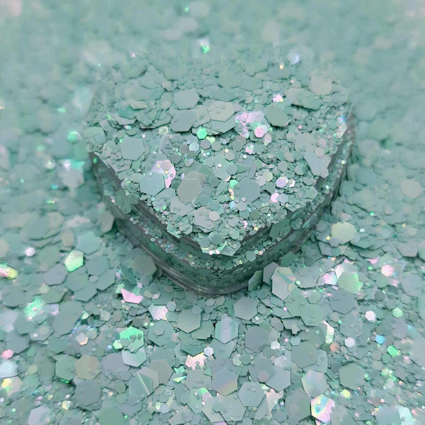 Satin paillettes - grosses mix
