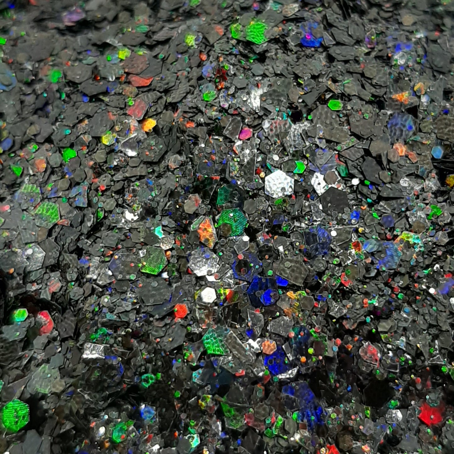 Holographic chunky mix