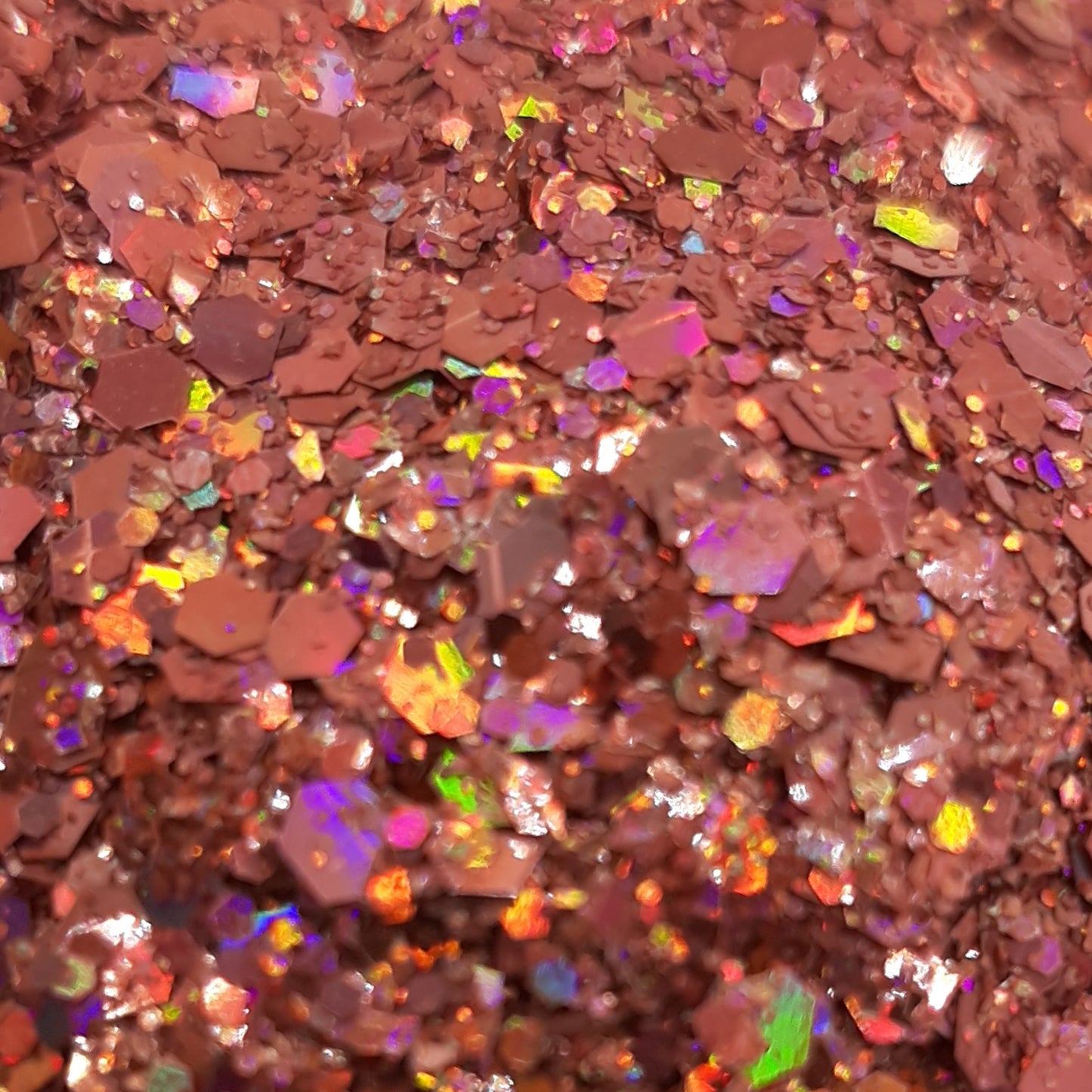 Holographic chunky mix