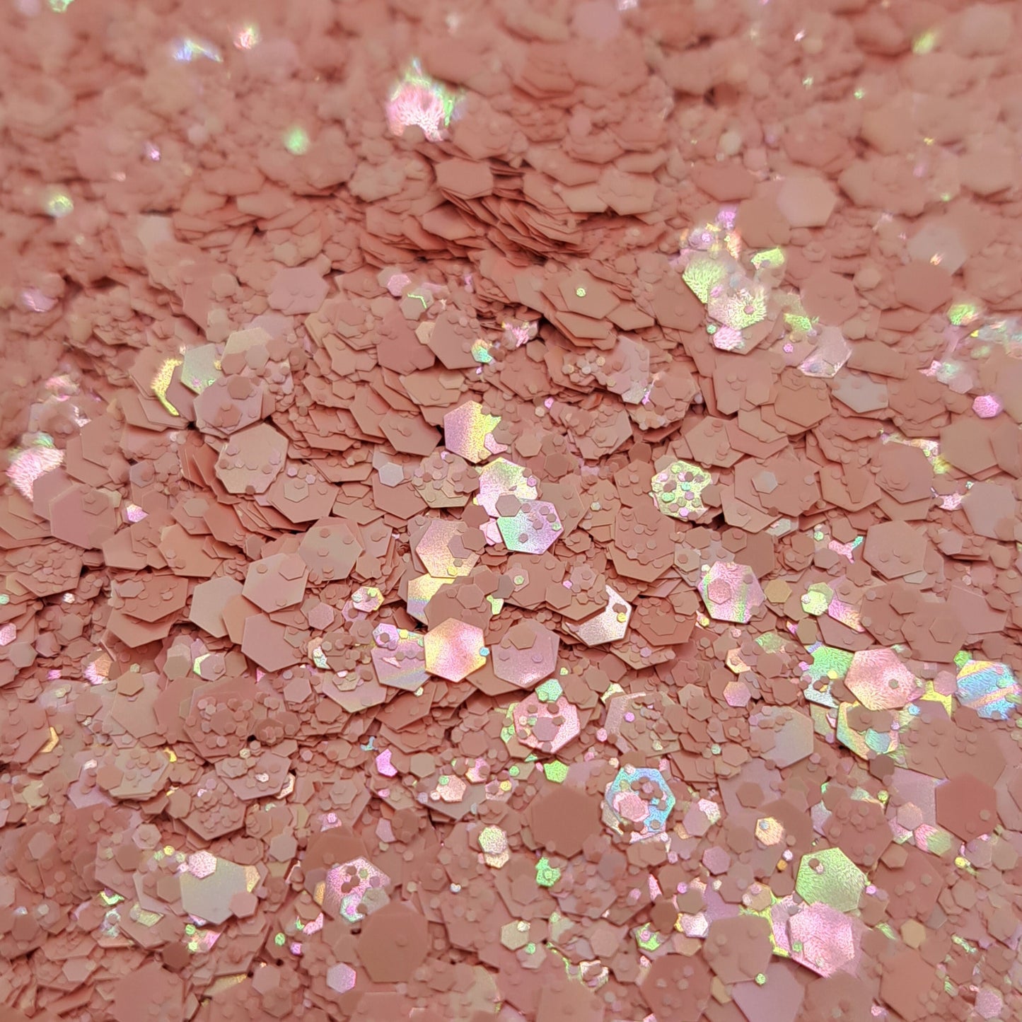 Satin glitter - chunky mix